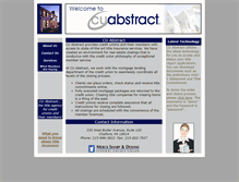 Tablet Screenshot of cuabstract.com